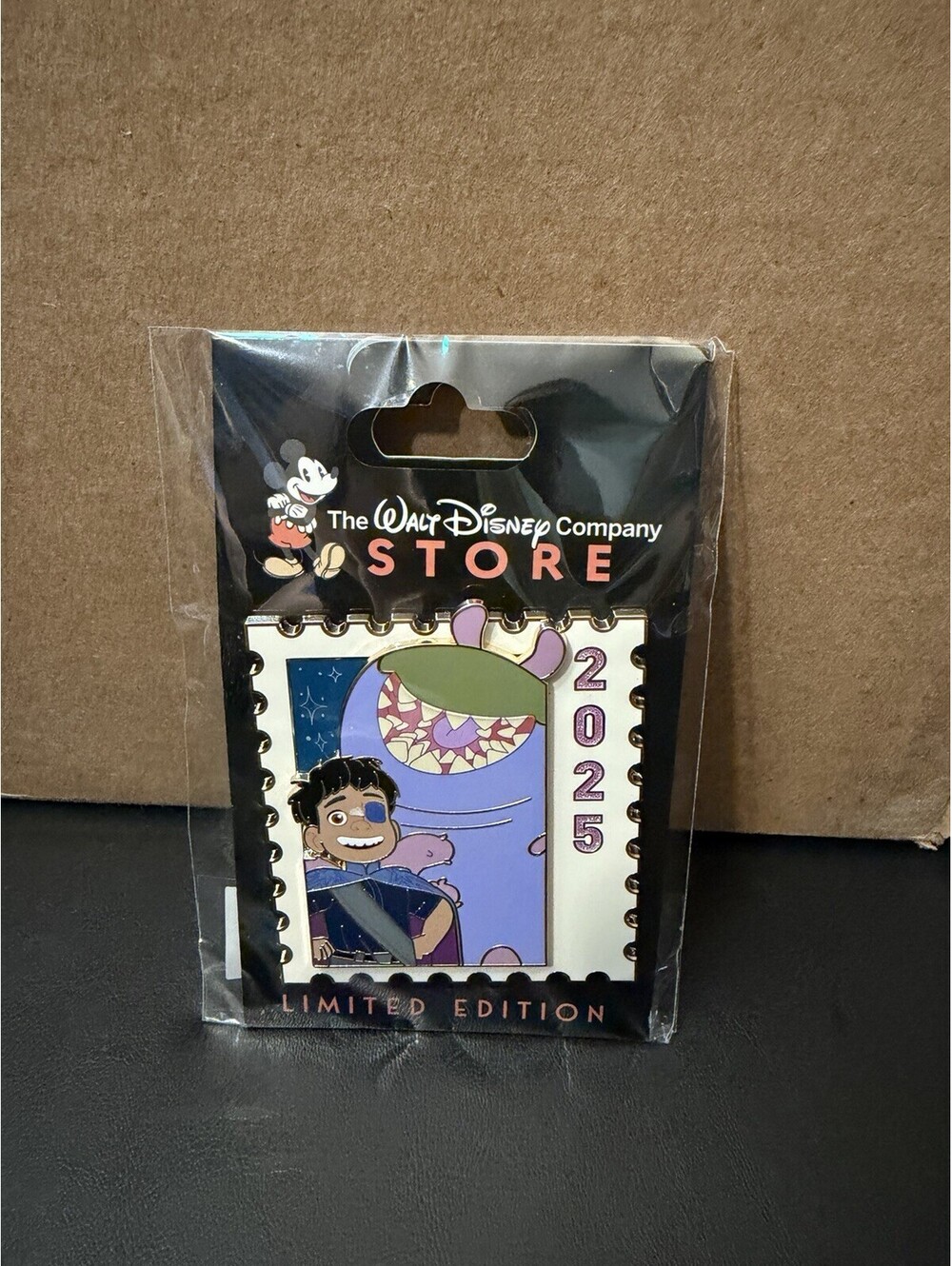 Disney D23 2026 WDCS Ultimate Pixar Stamp Elio & Glordon LE500 Pin